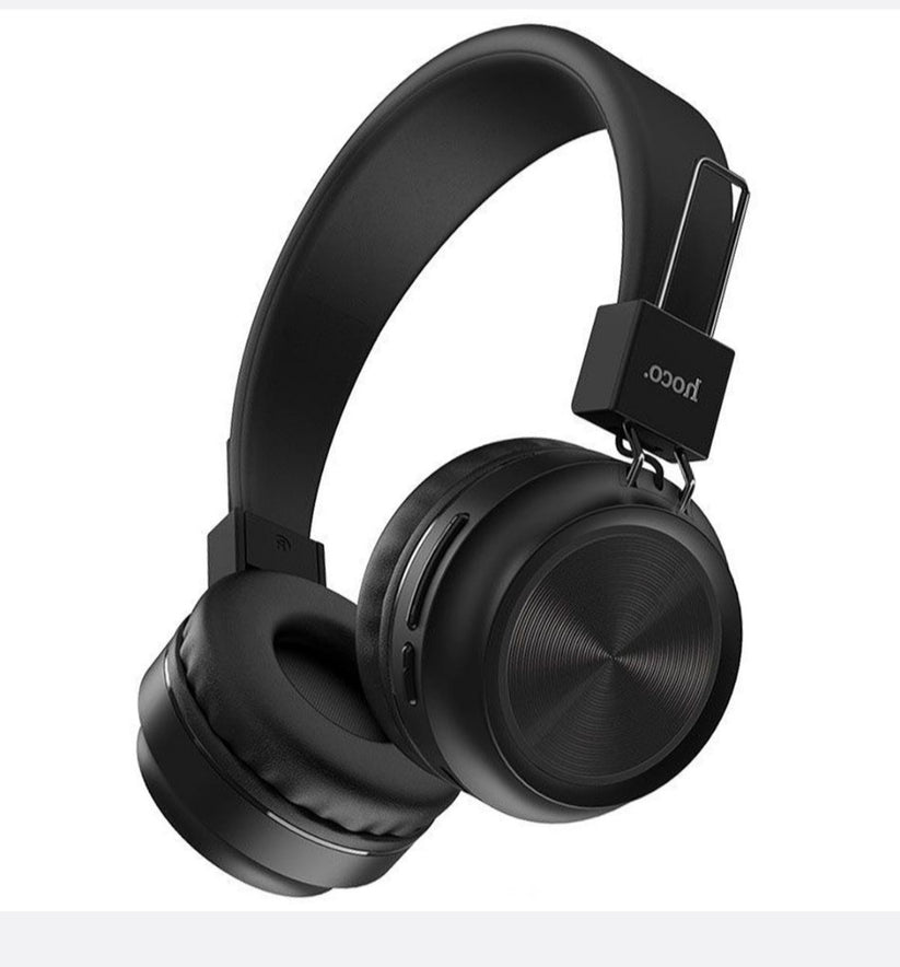 Wireless Headset BT 5.0 Noise Canceling HiFi Sound W25 Headphone Black
