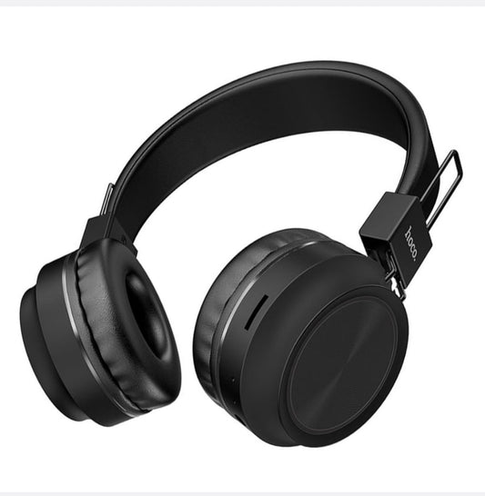 Wireless Headset BT 5.0 Noise Canceling HiFi Sound W25 Headphone Black