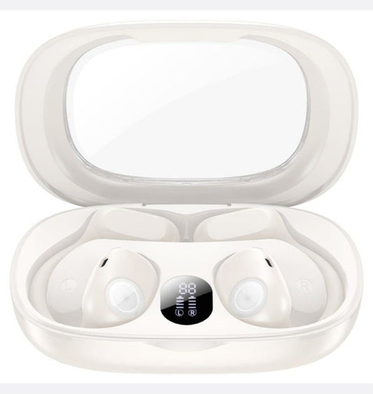 HOCO - EA1 - Touch Control Bluetooth Earbuds With LED Digital Display-White